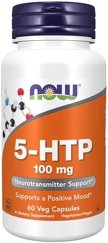 Now Foods 5 - HTP 100 Mg Neurotransmitter Support Capsules - 60 Veg Capsules