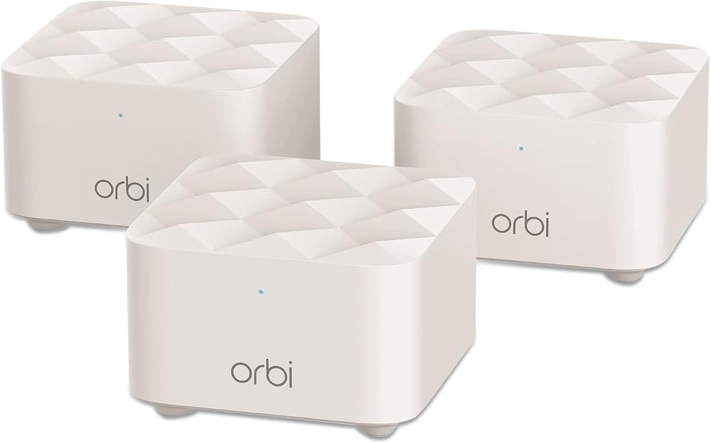 Sistema WiFi en malla para todo el hogar Orbi (RBK13): el reemplazo del enrutador cubre hasta 4500 pies cuadrados con 1 enrutador y 2 satélites