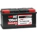 LANGZEIT Autobatterie 100AH 12V Batterie 30% mehr Startleistung ersetzt 88Ah 90Ah 92Ah 95Ah 100Ah