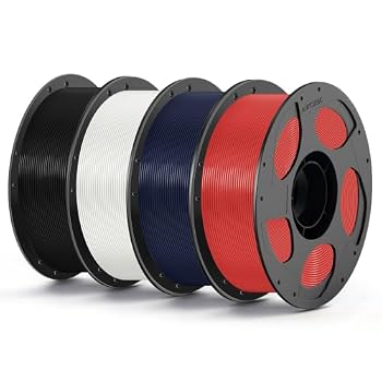 ANYCUBIC ASA Filament 1.75mm Bundle, 4KG, Black+Ivory+Red+Deep Sea Blue