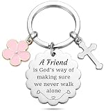 Keniot Best Friend Keychain for Women, Gifts for Friend Female, Birthday Christmas Friendship Key chain for Bestie Friends Bff