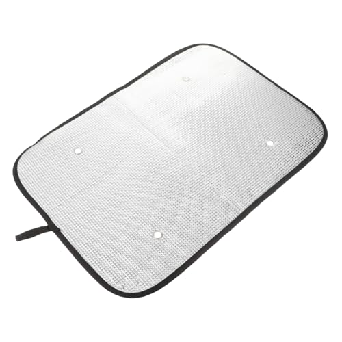 TOYZFRIENDY 2 Piezas Protector Solar para Puertas y Ventanas de Autocaravana con Ventosa Aislante Térmico de Aluminio Fácil Instalación para Camper y Remolque