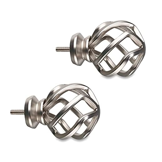 Premier Birdcage Brushed Nickel Finial
