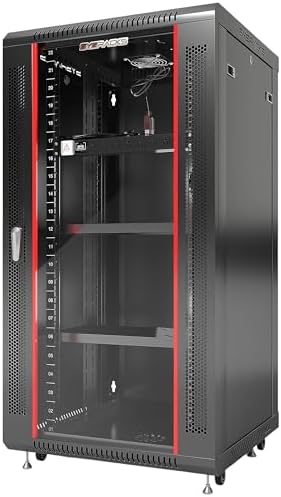 Amazon.com: 22U Wall Mount Server Rack Cabinet, 19” Locking Network ...