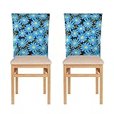 Décoration d'intérieur élégante : nous avons une variété d'imprimés lumineux et de housses de chaises de couleur unie pour correspondre à votre style moderne. Vous pouvez changer l'ambiance de votre décor en fonction de la saison, ajoutant un peu de style et d'élégance. Dossier de chaise facile à détacher, sangle inférieure, peut attacher le pied de la chaise et d'autres positions, ne tombe pas facilement. Il s'agit de la combinaison parfaite de décoration et de protection que vous pouvez obtenir