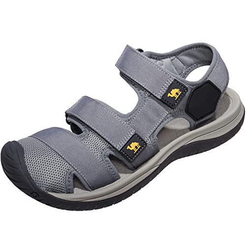 Camelsports Men's Hiking Sandals Closed Toe Beach Sandal Waterproof Sport Fisherman Sandals Water Shoes For Outdoor Athletic Walking #TOP10