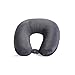 World's Best Air Soft Microbead Neck Pillow, Charcoal