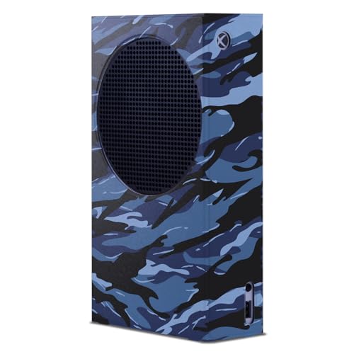 Head Case Designs Bleu Camo Camouflage Enveloppement De Console De Jeu Compatible avec Xbox Series S Console
