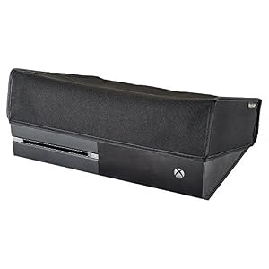 eXtremeRate Staubschutzhülle Spritzwasserdichte Tasche Dust Cover Staubdicht Sleeve Hülle Schutzabdeckung für Xbox One Konsole(Schwarz)