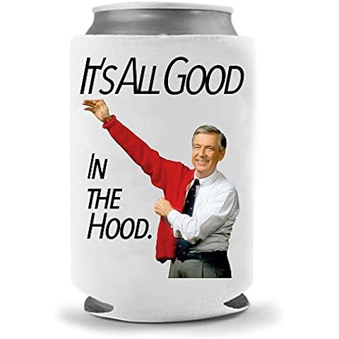 Cool Coast Products - Mister Rogers Neighborhood Beer Coolie | Funny Gag Party Tailgating Can Cooler | Funny Joke | Beverage Holder | Neoprene Insulated Coolie (Mister Rogers) Cover