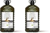 TERRAOLIVE - Natives Bio-Olivenöl extra, Speiseöl, Olivenöl, glatter Körper, aus Spanien, Montes de Toledo, recycelter PET-Behälter - 5L (Packung mit 2)