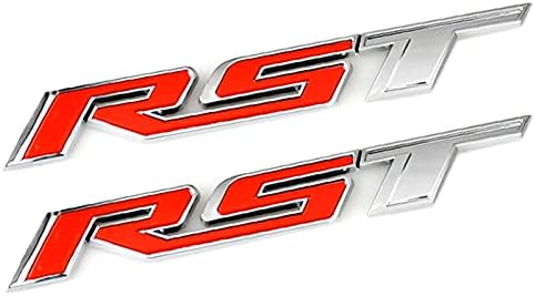 1Pcs RST Tailgate Emblem Badge Letter Inserts Replacement for 2019 2020 2021 Silverado 1500 Tahoe Yukon SUV 4x4 (Black) image 4