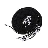 Kordelzug, Ersatz-Kordelzugschnur, 5 Stück, 1,3 Meter, mehrfarbig, for Jacken, Hosen und Schnürsenkel(B)