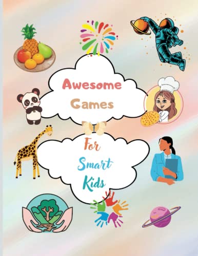 Various Game Books For Smart Kids: The Ultimate Activity Book For Kids All Ages | Word Search, Word Scramble, Sudoku, Mazes Puzzles, 106 Pages, Size 8,5"×11"