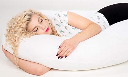 CHILIMILII 12 Ft Big U-shpaed pillow,Pregnancy Pillow, U-shaped full body pillow, Maternity Support, hip, leg back support u-pillow