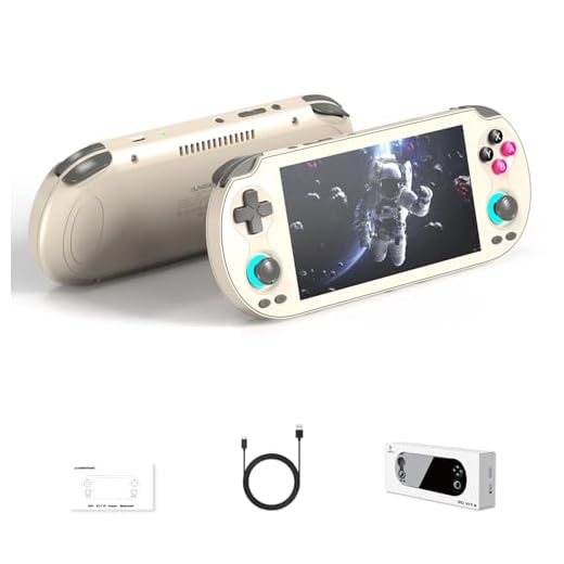 Anbernic RG Vita Retro Handheld Game Console, Android 12 Portable Gaming Console with 5.46" IPS Touch Screen, 3GB+64GB, Multi-Emulator, Wireless Screen Mirroring, Ideal for Travel, Home & Outdoor Entertainment(Retro Gray)