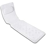 KR Bath Pillow Full Body，Non-Slip Cushioned Bathtub Pillow，Luxury 3D Air Mesh Spa Bathtub Cushion for Neck Head Shoulder and Back Support，Quick Drying Machine Wash Safe