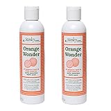 Stanley Home Products Orange Wonder All-Purpose Spot and Stain Remover - Eco-Friendly Oil & Grease Cleaning & Laundry Detergent For Baby & Kid's Clothing, Carpet, Furniture, Couch & Car Interior (Pack 2)