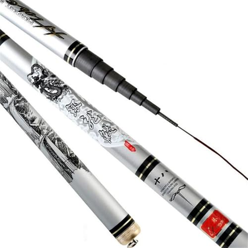 Canne a peche telescopique de carbone super dur et ultralight de 3.6m a 7.2m