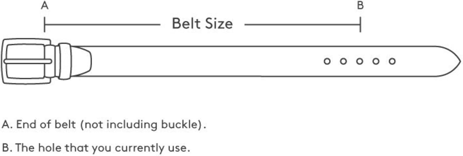 El Presidente Mens Cognac Ranger Cowboy Leather Belt Concho Silver Buckle