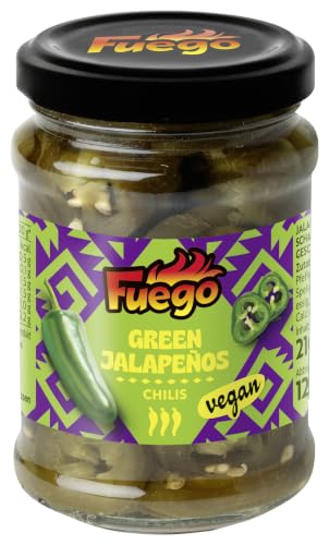 Fuego Grüne Jalapeños, geschnitten