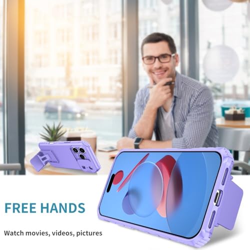 Coque iPhone 15 Pro silicone violet pour protéger votre téléphone en voyage