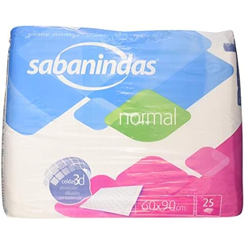 Indas Sabanindas Normal 60x90 25 U - Empapadores de cama desechables Cover