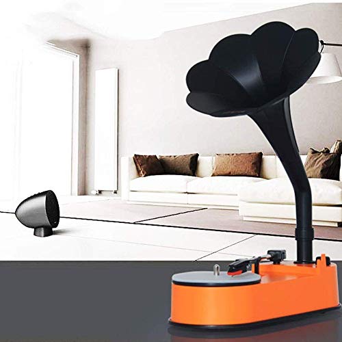 Tourne-Disque rétro avec Haut-Parleur klaxon pour enregistrements 33/45 TR/Min, Mini Gramophone prenant en Charge la Lecture Bluetooth - Les Beatles, Paul McCartney, John Lennon, RIngo Starr, George Harrison Tourne-Disque rétro avec Haut-Parleur klaxon pour enregistrements 33/45 TR/Min, Mini Gramophone prenant en Charge la Lecture Bluetooth – Image 5