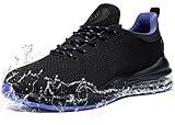 LARNMERN Kochschuhe Damen Laufschuhe Wasserdicht kouch Schuhe Damen Leicht rutschfeste Federung Turnschuhe Outdoor Schuhe(Dunkelviolett,39 EU)