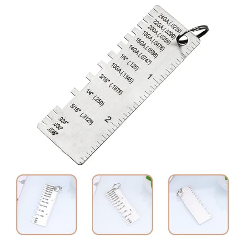 Calibradores de Espesor de Metal 3pcs TEHAUX Acero Inoxidable miniatura 7