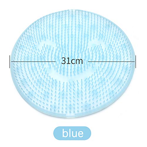Shower Foot Massager Scrubber & Cleaner With Non-Slip Suction Cups-Improve Foot Circulation, Exfoliation, Acupressure Massage Mat, Foot Cleanerand Reduce Feet Pain Softer Bristles Design（1 Pack） #TOP5