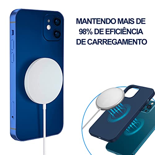 Carregador Magnético Por Indução De Smartphone Celular Compatível Com IPhone 11/12/13 Pro, 11/12/13
