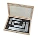 Price comparison product image Faithfull Engineers Steel Try Square Set 4 Piece - 50,75,100,150mm (2in, 3in, 4in, 6in), Precision Ground, Hardened Steel Blade, Accurate Marking, Measuring & Layout Tools in Wooden Storage Case