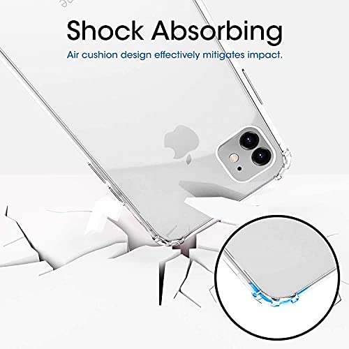 Hvdi Clear Magnetic Case For Iphone 11 With Mag-Safe Wireless Charging, Soft Silicone Tpu Bumper Cover, Thin Slim Fit Hard Back Shockproof Anti-Yellow Protective Case For Iphone 11 6.1Inch #TOP5