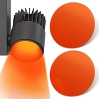 DIYEAH 30 Stück Farbgelfilter Selbstklebend 66 Mm Gel-Folien Für Led-Lampen Farbkorrekturfolien Für Wohnzimmer Schlafzimmer Und Esszimmer Für Gleichmäßige Lichtstimmung