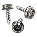 RAM-PRO Set of 100 Snap Button Screw-in Studs Pack - All Phillips Heads