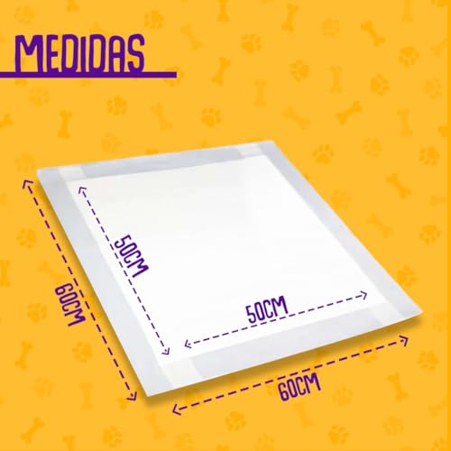 Tapete Higiênico Descartável Espaço de Bicho 60x60cm 50 unidades - Slim