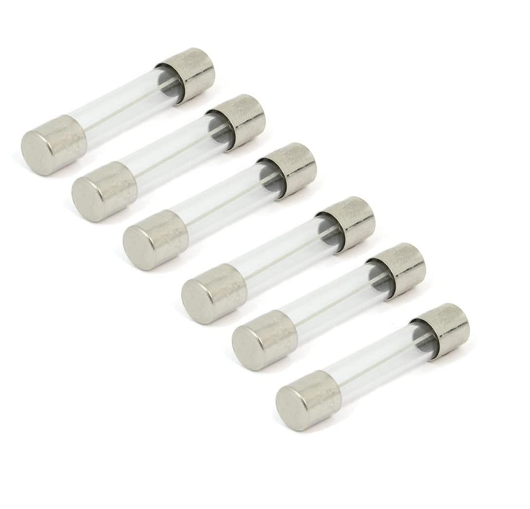 Glass Fuse - 250V/500mA - 5x20mm - Pack of 4