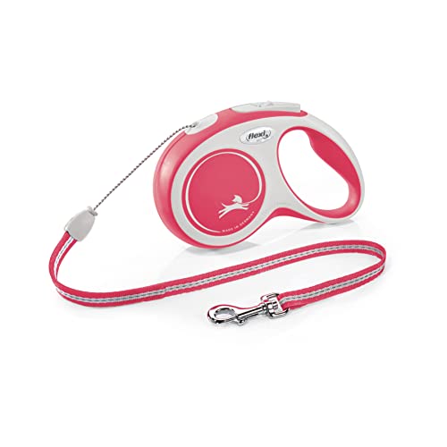 flexi Rollleine New Comfort - S - Seil 8 m, rot