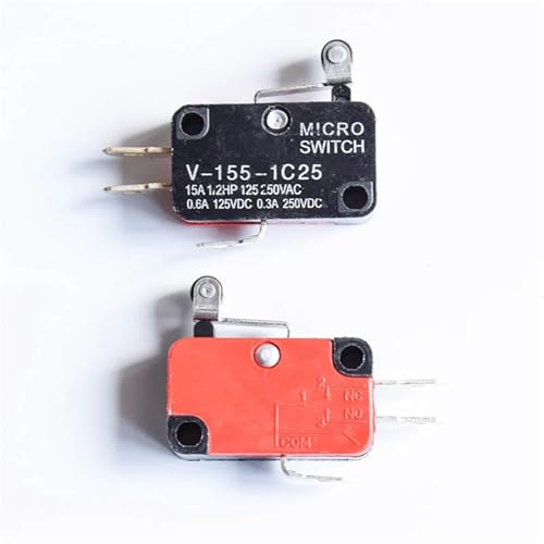 Microswitch momentáneo V-153 de 15A para control sin fallos 6