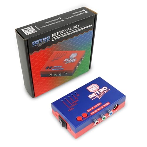 RetroScaler2x AV/SV/YPBPR to HDMI™ Converter - Supports Line Doubler, Filter and Pass-Through