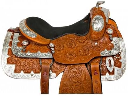 High Premium Quality Genuine Leather Western Show Saddle for Horse Wholesale Price Available Horse Equestrian Supplies