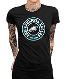 Quattro Formatee Philadelphia Eagles - American Football Super Bowl Playoffs NFL Fans Frauen Damen T-Shirt