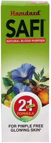 SAFI Natural Blood Purifier Skincare, Ayurvedic Acne Control and Blood Purification, Herbal Extracts, 500ml