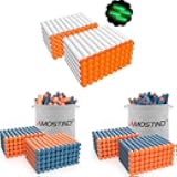 AMOSTING 100PCS Refill Bullets Ammo Pack Compatible with Nerf Guns for Nerf N-Strike Elite 2.0 Series