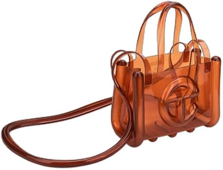 Melissa Telfar トートバッグ ブラウン Melissa X Telfar Small Jelly Shopper Marrom Transparente 34404-UN