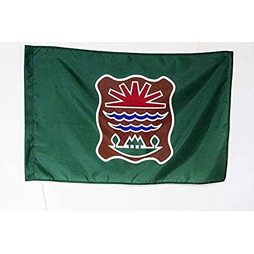 AZ FLAG, Abenaki tribe Flag, 2x3 Ft, Abenak Banner with Sleeve, 100% Polyester, Fade Resistant, Vivid Colors, 2' x 3' Feet