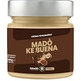 MADÒ Crema Spalmabile Madò Ke Buena MADE IN ITALY - Creme Spalmabili per Panini, Dolci, Colazioni, Prodotti da Pasticceria (200g)