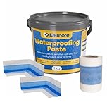 Thermopanel TPE Small Tanking Kit - Waterproofing Membrane System with Sealing Tape & Corner Seals, Wet Room Tanking Kit for Showers Bathrooms Kitchens, Leak Protection