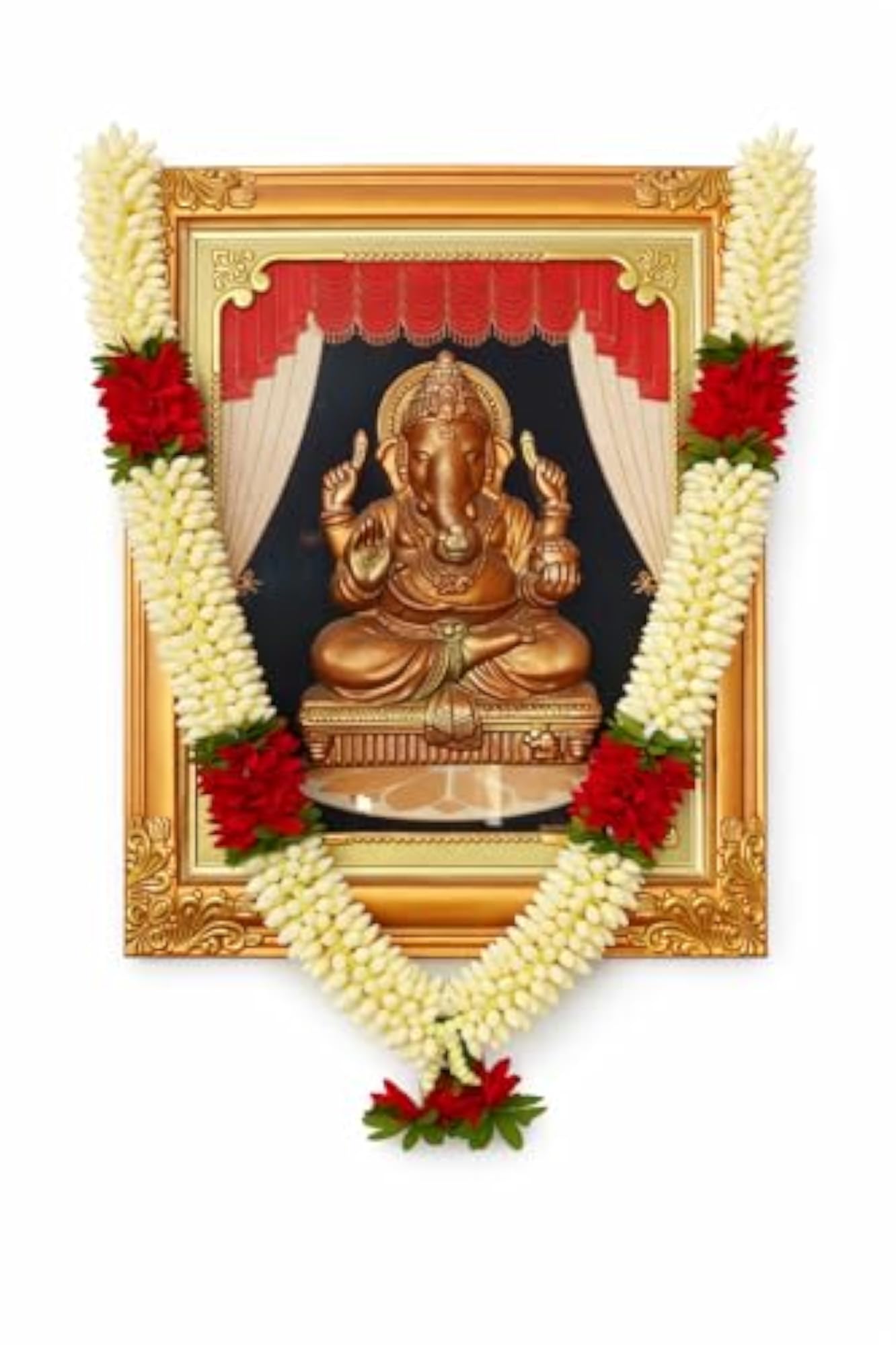 Artificial Flower Garland for Pooja Decoration